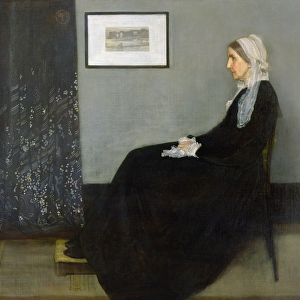 Arrangement in Grey and Black No. 1, Portrait of the Artists Mother, 1871 (oil