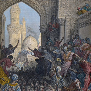 Arrival in Cairo of Minieh prisoners - Seventh Crusade 1248-1254