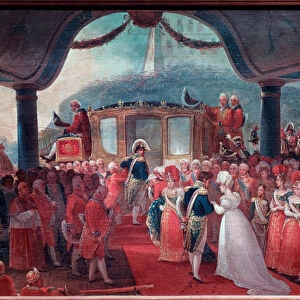 The arrival of Maria Leopoldina of Austria in Rio de Janeiro in 1817