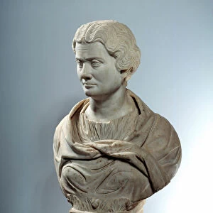 Art of Ancient Rome: Bust of Melitine, pretress of the mother of the gods to the piree