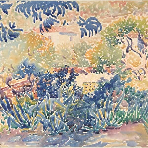 The Artists Garden at Saint-Clair, 1904-5 (w / c)