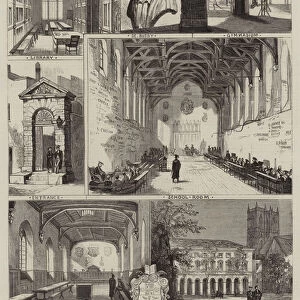 Our Artists Notes at Westminster School (engraving)
