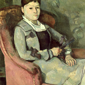 The Artists Wife in an Armchair, c. 1878 / 88 (oil on canvas)