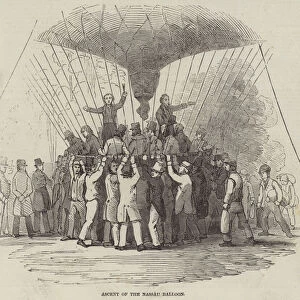 Ascent of the Nassau Balloon (engraving)