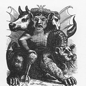 Asmodee demon of the Bible - Asmodeus or Ashmedai king of demons - in "