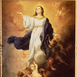 The Assumption of the Virgin, 1670s (oil on canvas)