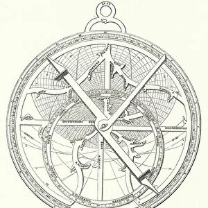 Astrolabe of Regiomontanus (engraving)