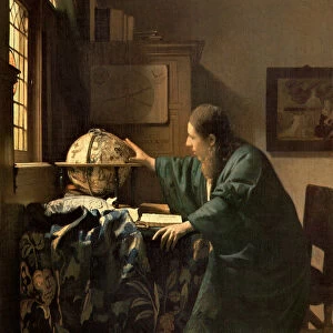 The Astronomer, 1668 (oil on canvas)