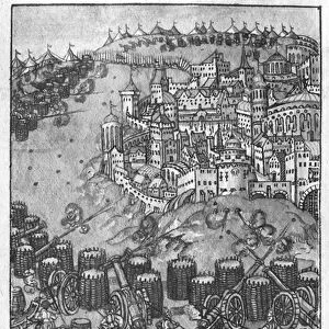 Attack on a Fortified Town, illustration from L Art de l Artillerie