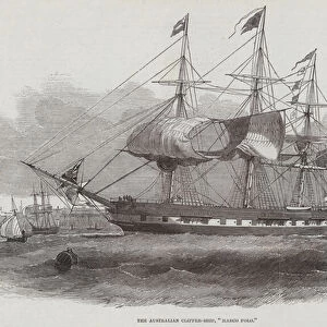 The Australian Clipper-Ship, "Marco Polo"(engraving)