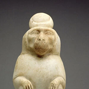 Baboon of the god Thoth (marble)