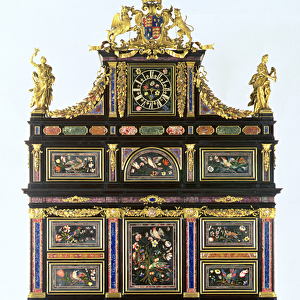 The Badminton Cabinet, c. 1720-32 (pietra dura, ebony & ormolu)