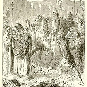 Baldwin Entering Edessa (engraving)