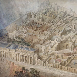 Bank of England as a Ruin, 1830 (w / c on paper)