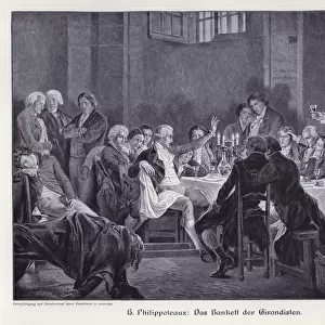 The Banquet of the Girondins (engraving)