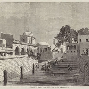 Baolee, or Open Bath, near Old Delhi (engraving)