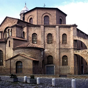 The Basilica of St. Vital (Saint Vital or San Vitale) in Ravenna built in the 6th century