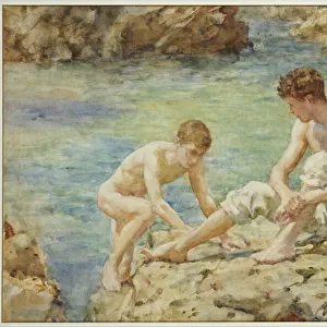 The Bathers, 1922 (w / c on paper)