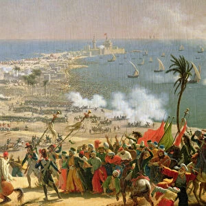 The Battle of Aboukir, 25th July 1799 (oil on canvas)