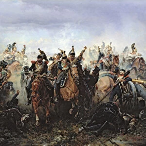 The Battle of La Fere-Champenoise, on the 25th March 1814, 1891 (oil on canvas)