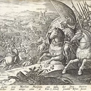 The Battle of Labadia si Sena and St. Abonda, plate 3 from