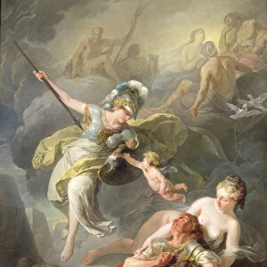 Battle Between Minerva and Mars, 1771 (oil on canvas)