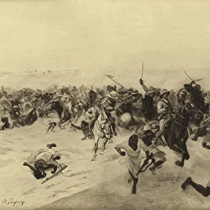 Battle of Omdurman, 1899 (gravure)
