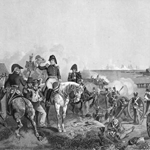 The Battle of Plattsburgh in 1814 (litho)