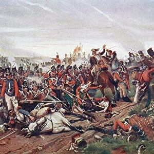The Battle of Waterloo, Belgium, 18 June 1815