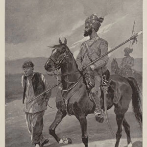 A Bengal Cavalry Patrol escorting a "Boxer"Prisoner (litho)