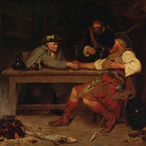 For Better or Worse - Rob Roy and the Baillie, 1886 (oil on canvas)