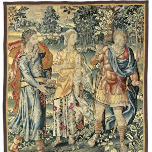 Biblical tapestry, Brussels, mid 16th century (wool & silk)