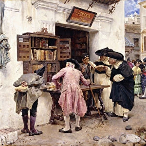 The Bibliophiles, 1879 (oil on panel)