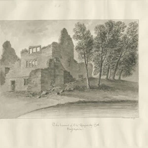 Biddulph - Knypersley Hall [old] : sepia drawing, 1847 (drawing)