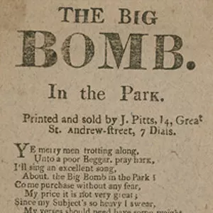 The Big Bomb in the Park (engraving)