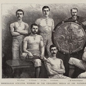 Birmingham Athletes, Winners of the Challenge Shield of the National Physical Recreation Society at Liverpool (engraving)