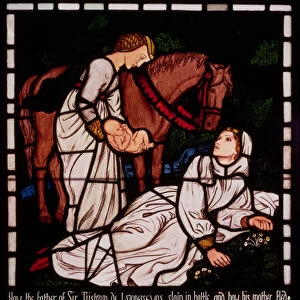 The Birth of Tristan, from The Story of Tristan and Isolde, William Morris & Co