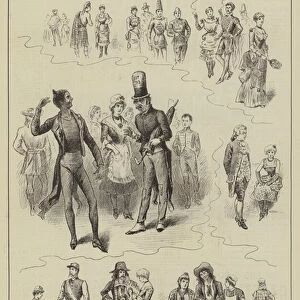 Bloomsbury Rifles Fancy Dress Ball (engraving)