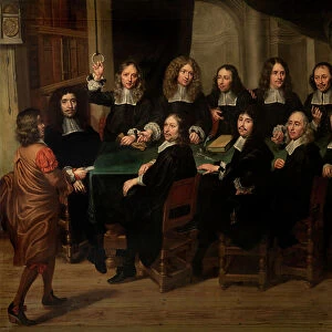 The Board of the Surgeons Guild in Bruges (oil on canvas)