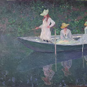 The Boat at Giverny, c. 1887 (oil on canvas)