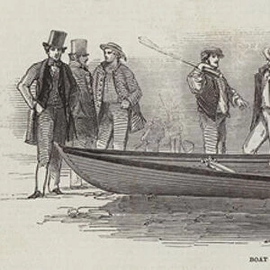 Boat for His Royal Highness the Prince of Wales (engraving)