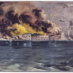 Bombardment of Fort Sumter, Charleston Harbor, 12th & 13th of April, 1861, pub