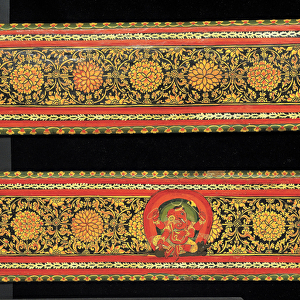 Book covers from a Shaiva manuscript (opaque w / c on wood)