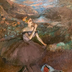 Bouquet dancer. Around 1895-1900. Oil on canvas