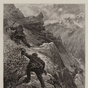 Among the Brigands, a Chase over the Mountains of Corsica (engraving)