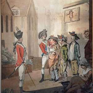 British Army, British Recruiting Party, 1780