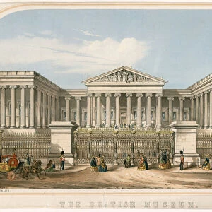 The British Museum (coloured engraving)