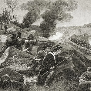 The British retreating from Lexington, from A Brief History of the United States