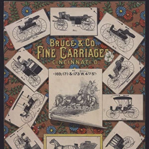 Bruce & Co, Fine Carriages, Cincinnati (colour litho)