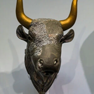 Bulls head rython from Zakros, 1500-1450 BC